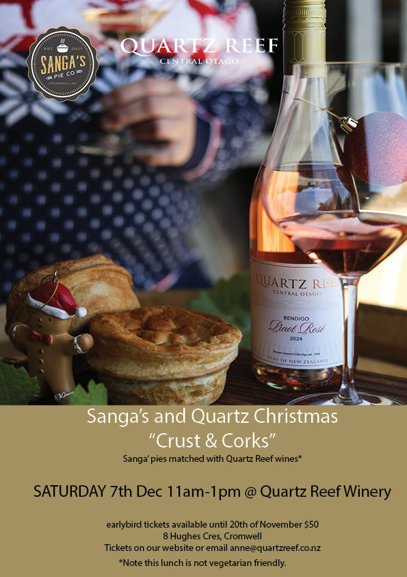 Sanga's and Quartz Christmas "Crust & Cork"